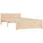vidaXL Estructura de cama madera maciza 75x190 cm vidaXL Estructura de cama madera maciza 75x190 cm