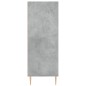 vidaXL Estantería madera de ingeniería gris hormigón 69,5x32,5x90 cm vidaXL Estantería madera de ingeniería gris hormigón 69,5x32,5x90 cm