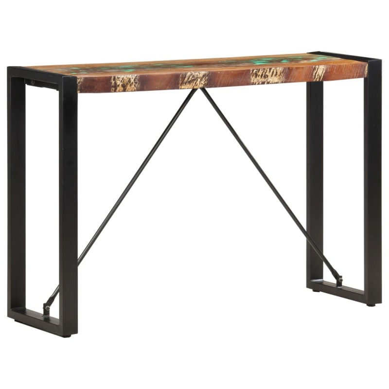 vidaXL Mesa consola de madera maciza reciclada 110x35x76 cm vidaXL Mesa consola de madera maciza reciclada 110x35x76 cm