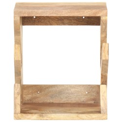 vidaXL Soporte para monopatín de pared madera de mango 25x20x30 cm