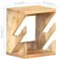 vidaXL Soporte para monopatín de pared madera de mango 25x20x30 cm vidaXL Soporte para monopatín de pared madera de mango 25x20x30 cm
