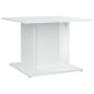 vidaXL Mesa de centro de aglomerado blanco brillo 55,5x55,5x40 cm vidaXL Mesa de centro de aglomerado blanco brillo 55,5x55,5x40 cm