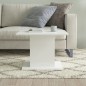 vidaXL Mesa de centro de aglomerado blanco brillo 55,5x55,5x40 cm vidaXL Mesa de centro de aglomerado blanco brillo 55,5x55,5x40 cm