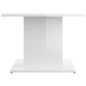 vidaXL Mesa de centro de aglomerado blanco brillo 55,5x55,5x40 cm vidaXL Mesa de centro de aglomerado blanco brillo 55,5x55,5x40 cm