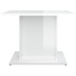 vidaXL Mesa de centro de aglomerado blanco brillo 55,5x55,5x40 cm vidaXL Mesa de centro de aglomerado blanco brillo 55,5x55,5x40 cm