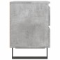 vidaXL Mesita de noche madera de ingeniería gris hormigón 40x35x50 cm vidaXL Mesita de noche madera de ingeniería gris hormigón 40x35x50 cm