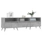 vidaXL Mueble de TV madera contrachapada gris hormigón 150x30x44,5 cm vidaXL Mueble de TV madera contrachapada gris hormigón 150x30x44,5 cm