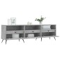 vidaXL Mueble de TV madera contrachapada gris hormigón 150x30x44,5 cm vidaXL Mueble de TV madera contrachapada gris hormigón 150x30x44,5 cm