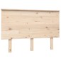 vidaXL Cabecero de cama madera maciza de pino gris 124x6x82,5 cm vidaXL Cabecero de cama madera maciza de pino gris 124x6x82,5 cm
