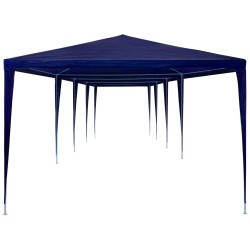 vidaXL Carpa para fiestas PE azul 3x12 m