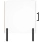 vidaXL Mesita de noche madera de ingeniería blanco brillo 40x40x50 cm vidaXL Mesita de noche madera de ingeniería blanco brillo 40x40x50 cm