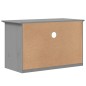 vidaXL Mueble de TV con 2 cajones BODO madera de pino gris 91x43x56 cm vidaXL Mueble de TV con 2 cajones BODO madera de pino gris 91x43x56 cm