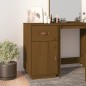 vidaXL Armario de escritorio de madera de pino marrón miel 40x50x75 cm vidaXL Armario de escritorio de madera de pino marrón miel 40x50x75 cm