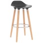 vidaXL Taburetes de cocina 2 unidades gris antracita vidaXL Taburetes de cocina 2 unidades gris antracita