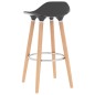 vidaXL Taburetes de cocina 2 unidades gris antracita vidaXL Taburetes de cocina 2 unidades gris antracita