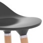 vidaXL Taburetes de cocina 2 unidades gris antracita vidaXL Taburetes de cocina 2 unidades gris antracita