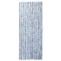 vidaXL Cortina mosquitera de chenilla plateada 90x220 cm vidaXL Cortina mosquitera de chenilla plateada 90x220 cm