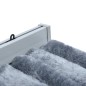vidaXL Cortina mosquitera de chenilla plateada 90x220 cm vidaXL Cortina mosquitera de chenilla plateada 90x220 cm