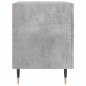 vidaXL Mesita de noche madera ingeniería gris hormigón 40x35x47,5 cm vidaXL Mesita de noche madera ingeniería gris hormigón 40x35x47,5 cm