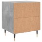 vidaXL Mesita de noche madera ingeniería gris hormigón 40x35x47,5 cm vidaXL Mesita de noche madera ingeniería gris hormigón 40x35x47,5 cm