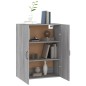 vidaXL Armario colgante madera contrachapada gris sonoma 69,5x34x90 cm vidaXL Armario colgante madera contrachapada gris sonoma 69,5x34x90 cm