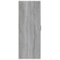 vidaXL Armario colgante madera contrachapada gris sonoma 69,5x34x90 cm vidaXL Armario colgante madera contrachapada gris sonoma 69,5x34x90 cm