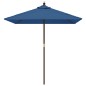 vidaXL Sombrilla de jardín poste de madera azul azure 198x198x231 cm vidaXL Sombrilla de jardín poste de madera azul azure 198x198x231 cm