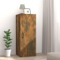 vidaXL Armario de pared contrachapado roble ahumado34,5x34x90 cm