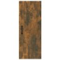 vidaXL Armario de pared contrachapado roble ahumado34,5x34x90 cm