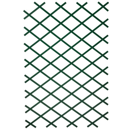 Nature Enrejado de jardín PVC 100x200 cm verde 6040704