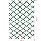 Nature Enrejado de jardín PVC 100x200 cm verde 6040704 Nature Enrejado de jardín PVC 100x200 cm verde 6040704