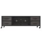 vidaXL Mueble de TV de hierro plateado 110x30x40 cm vidaXL Mueble de TV de hierro plateado 110x30x40 cm