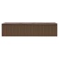 vidaXL Cobertizo de jardín acero galvanizado marrón 257x779x181 cm vidaXL Cobertizo de jardín acero galvanizado marrón 257x779x181 cm