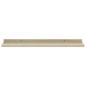 vidaXL Estantes de pared 4 unidades blanco y roble Sonoma 60x9x3 cm vidaXL Estantes de pared 4 unidades blanco y roble Sonoma 60x9x3 cm
