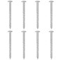 vidaXL Estantes de pared 4 unidades blanco y roble Sonoma 60x9x3 cm vidaXL Estantes de pared 4 unidades blanco y roble Sonoma 60x9x3 cm