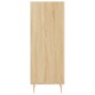 vidaXL Aparador de madera de ingeniería roble Sonoma 34,5x32,5x90 cm vidaXL Aparador de madera de ingeniería roble Sonoma 34,5x32,5x90 cm
