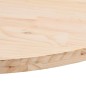 vidaXL Tablero de mesa ovalado madera maciza de pino 60x30x2,5 cm vidaXL Tablero de mesa ovalado madera maciza de pino 60x30x2,5 cm