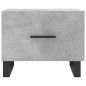 vidaXL Mesa de centro madera de ingeniería gris hormigón 50x50x40 cm vidaXL Mesa de centro madera de ingeniería gris hormigón 50x50x40 cm