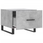 vidaXL Mesa de centro madera de ingeniería gris hormigón 50x50x40 cm vidaXL Mesa de centro madera de ingeniería gris hormigón 50x50x40 cm