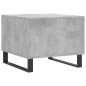 vidaXL Mesa de centro madera de ingeniería gris hormigón 50x50x40 cm vidaXL Mesa de centro madera de ingeniería gris hormigón 50x50x40 cm