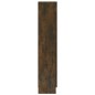 vidaXL Vitrina madera contrachapada roble ahumado 82,5x30,5x150 cm vidaXL Vitrina madera contrachapada roble ahumado 82,5x30,5x150 cm