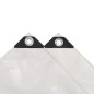 vidaXL Lona 650 g/m² 5x6 m blanca vidaXL Lona 650 g/m² 5x6 m blanca