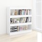 vidaXL Estantería/divisor de espacios blanco brillante 100x30x103 cm vidaXL Estantería/divisor de espacios blanco brillante 100x30x103 cm