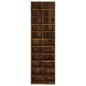 vidaXL Mueble zapatero madera contrachapada roble ahumado 54x34x183cm vidaXL Mueble zapatero madera contrachapada roble ahumado 54x34x183cm