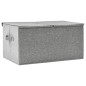 vidaXL Caja de almacenaje tela gris 50x30x25 cm vidaXL Caja de almacenaje tela gris 50x30x25 cm
