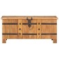 vidaXL Baúl de madera maciza de acacia 90x40x40 cm