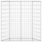 vidaXL Arriate de gaviones de trapecio acero galvanizado 100x20x100 cm vidaXL Arriate de gaviones de trapecio acero galvanizado 100x20x100 cm