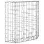 vidaXL Arriate de gaviones de trapecio acero galvanizado 100x20x100 cm vidaXL Arriate de gaviones de trapecio acero galvanizado 100x20x100 cm