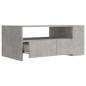 vidaXL Mesa de centro madera de ingeniería gris hormigón 102x55x42 cm vidaXL Mesa de centro madera de ingeniería gris hormigón 102x55x42 cm