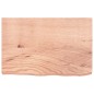 vidaXL Estante pared madera roble tratada marrón claro 60x40x(2-6) cm vidaXL Estante pared madera roble tratada marrón claro 60x40x(2-6) cm